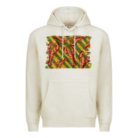 Oatmeal Heather mardi gras crawfish background Premium Hoodie - BarkalooDesign