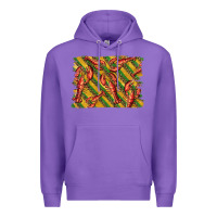 Purple mardi gras crawfish background Premium Hoodie - BarkalooDesign