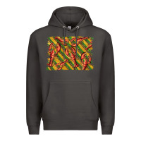 Smoke mardi gras crawfish background Premium Hoodie - BarkalooDesign