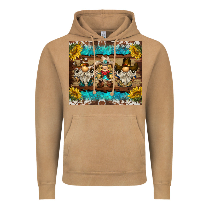 Western Gnome Tumbler Vintage Hoodie by BarkalooDesign | Teevron