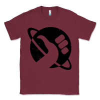 Burgundy hitchhike Classic Tee - baoMotion