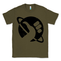 Army Green hitchhike Classic Tee - baoMotion