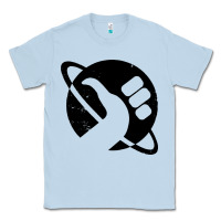Dusty Blue hitchhike Classic Tee - baoMotion