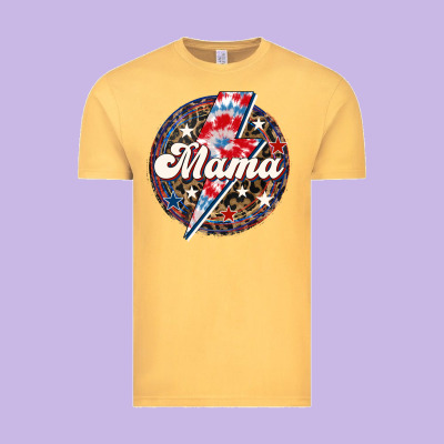 Western Mama Patriotic Vintage Tee Designed By Lillyallendesigns