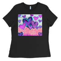 Black love Ladies Tee - CowhideDigitalArt