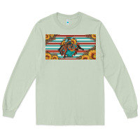 Matcha bucking bronco aztec shape license plate Long Sleeve Tee - Artiststas