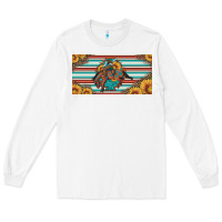 White bucking bronco aztec shape license plate Long Sleeve Tee - Artiststas