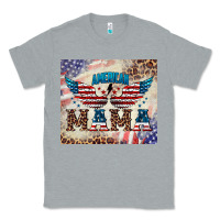 Heather Grey american mama Classic Tee - BarkalooDesign