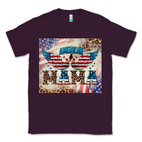 Plum american mama Classic Tee - BarkalooDesign