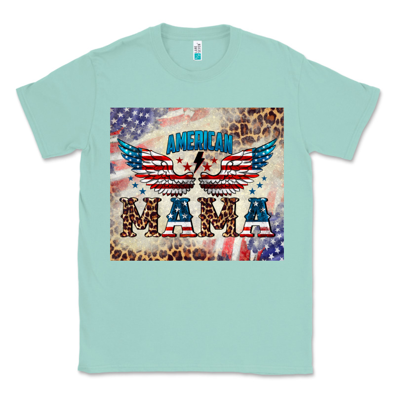 American Mama Classic Tee by BarkalooDesign | Teevron