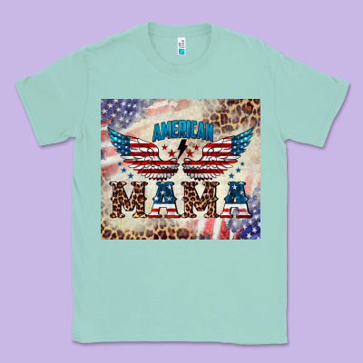 American Mama Classic Tee Designed By Barkaloodesign