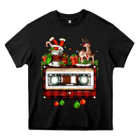 Black christmas cassette Heavy Core Tee - FaDigitalArtStudio