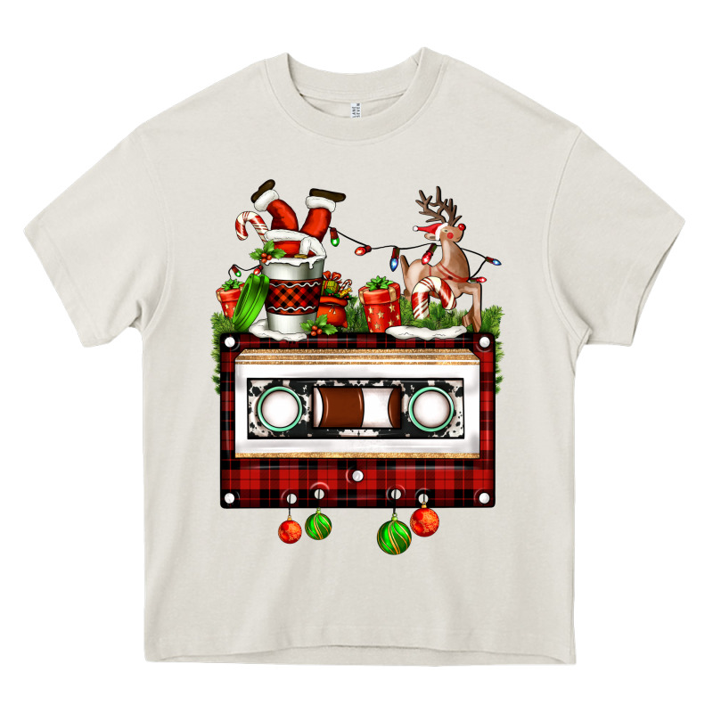 Christmas Cassette Heavy Core Tee by FaDigitalArtStudio | Teevron