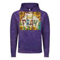 Cloud Purple just pray Vintage Hoodie - BarkalooDesign