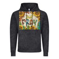 Vintage Black just pray Vintage Hoodie - BarkalooDesign