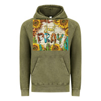 Vintage Olive just pray Vintage Hoodie - BarkalooDesign