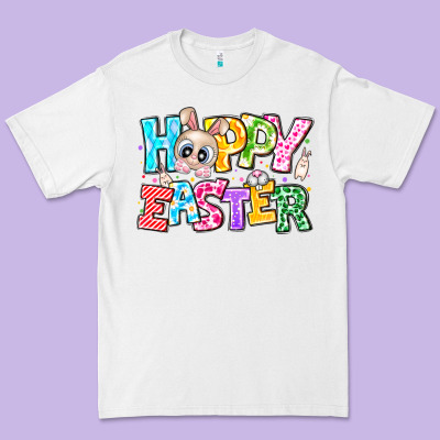 Hoppy Easter Premium Tee Designed By Cowhidedigitalart