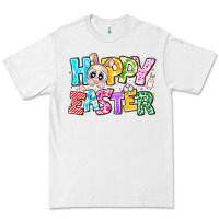 White Hoppy Easter Premium Tee - CowhideDigitalArt