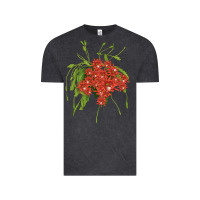 Vintage Black Red Orchid Cactus Vintage Tee - LillyAllenDesigns
