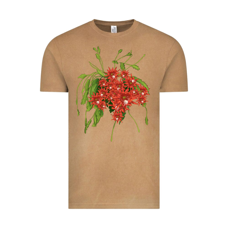 Red Orchid Cactus Vintage Tee by LillyAllenDesigns | Teevron