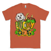 Copper lucky dog St. Patrick's Classic Tee - FaDigitalArtStudio