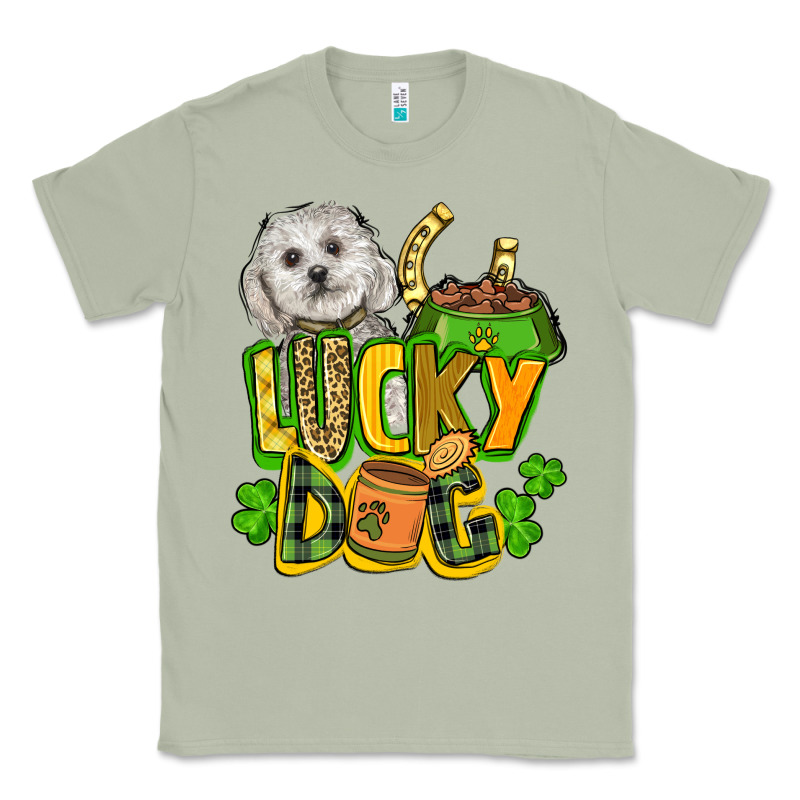 Lucky Dog St. Patrick's Classic Tee by FaDigitalArtStudio | Teevron