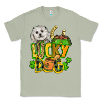 Matcha lucky dog St. Patrick's Classic Tee - FaDigitalArtStudio