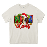 Cream Christmas papa claus Heavy Core Tee - FaDigitalArtStudio