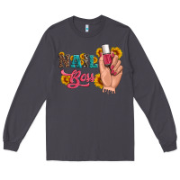 Smoke western sunflowers nail boss Long Sleeve Tee - Artiststas