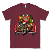 Burgundy christmas truck Classic Tee - RanaPortraitStore