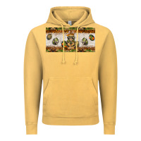 Vintage Mustard easter camouflage egg hunter bunny license plate template Vintage Hoodie - BarkalooDesign