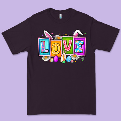 Love Easter Premium Tee Designed By Cowhidedigitalart