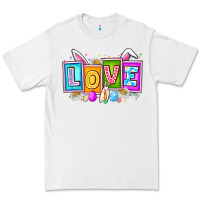 White Love Easter Premium Tee - CowhideDigitalArt