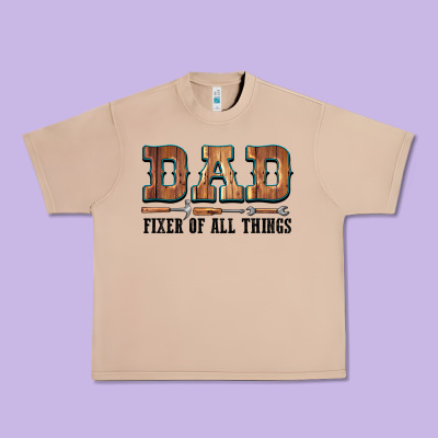 Dad Fixer Of All Things Urban Heavy Tee Designed By Lillyallendesigns