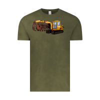 Vintage Olive Thencher Chain Vintage Tee - LillyAllenDesigns
