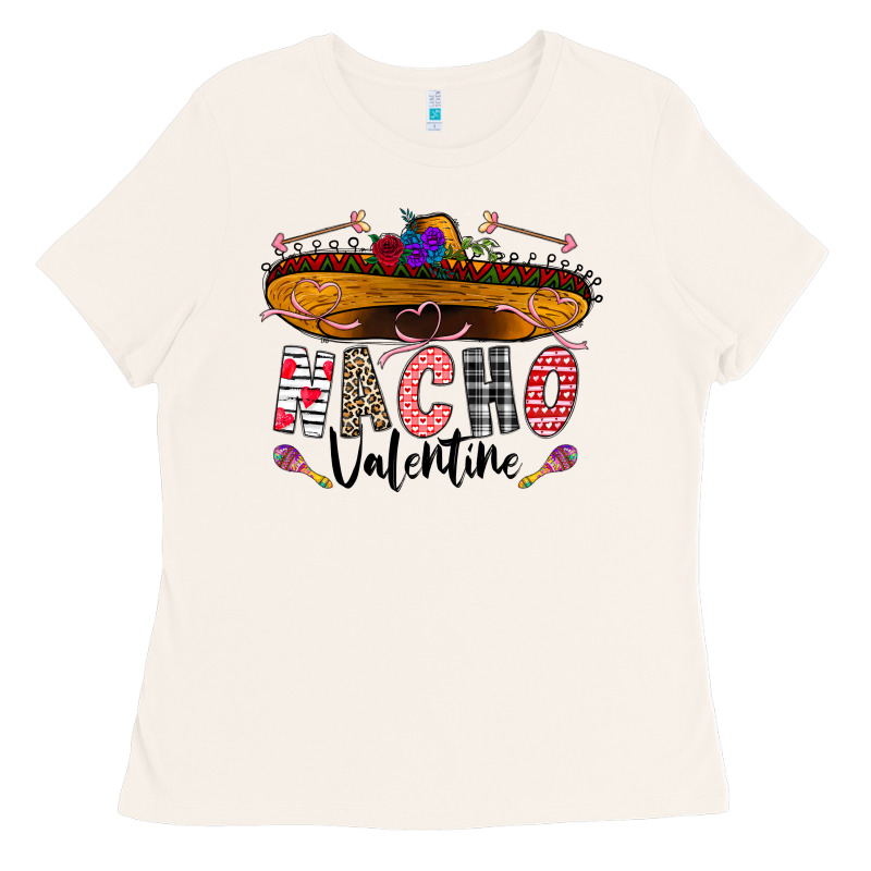 Festive Sombrero And Nacho Art Ladies Tee by CowhideDigitalArt | Teevron