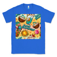 True Royal sweet summer coffee cups with colorful leopard and sea stars seamless  Classic Tee - BundleAndBundleShop