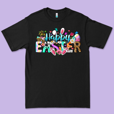 Happy Easter Bunny Premium Tee Designed By Cowhidedigitalart
