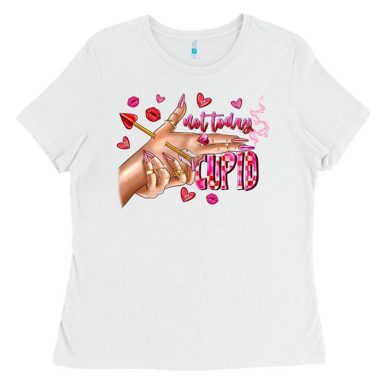 Not Today Cupid Ladies Tee by CowhideDigitalArt | Teevron
