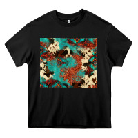 Black Serape Turquoise Glitter Cowhide  Tooled Leather  Tumbler Heavy Core Tee - FaDigitalArtStudio