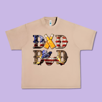 American Dad Bod Urban Heavy Tee Designed By Lillyallendesigns