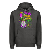 Charcoal Heather happy mardi gras y'all Premium Hoodie - BarkalooDesign