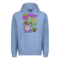 Colony Blue happy mardi gras y'all Premium Hoodie - BarkalooDesign