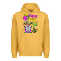 Mustard happy mardi gras y'all Premium Hoodie - BarkalooDesign