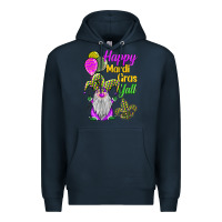 Navy happy mardi gras y'all Premium Hoodie - BarkalooDesign