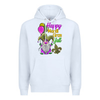 White happy mardi gras y'all Premium Hoodie - BarkalooDesign