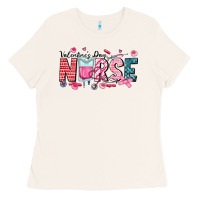 Bone Nurse Valentine Ladies Tee - CowhideDigitalArt