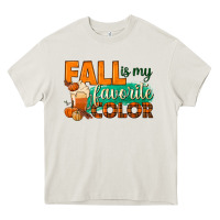 Cream fall is my favorite color Heavy Core Tee - BundleAndBundleShop