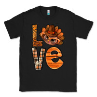 Black thanksgiving with turkey love bbs Classic Tee - BundleAndBundleShop