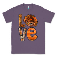 Lavender thanksgiving with turkey love bbs Classic Tee - BundleAndBundleShop